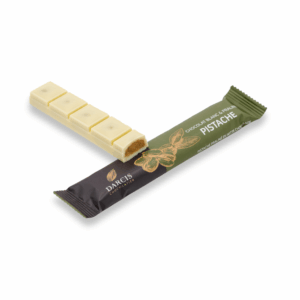 Bâton chocolat blanc & praliné pistache